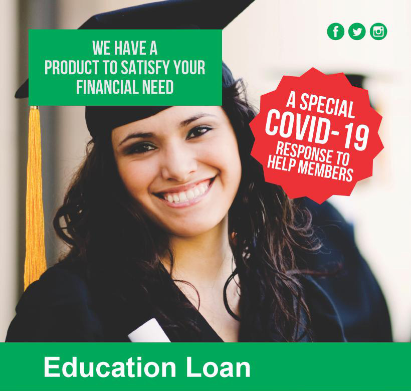 Education Loan Flyer - We have a product to satisfy your financial need