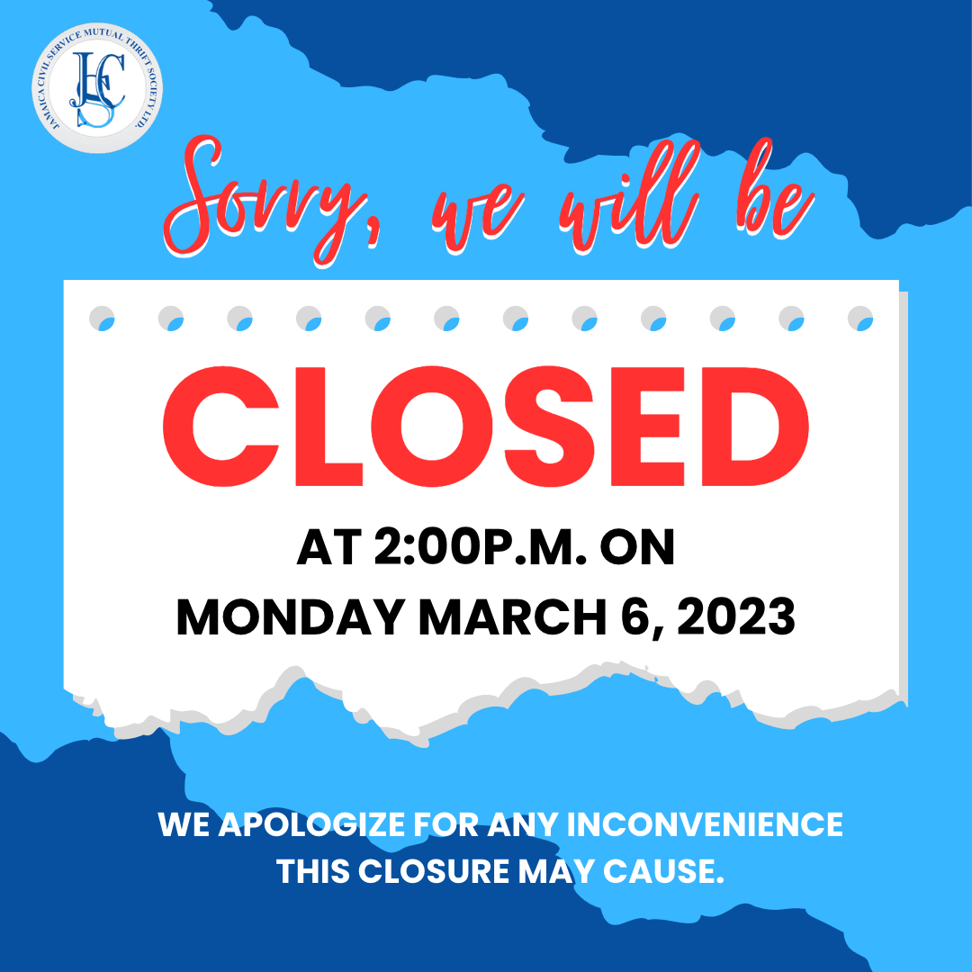 closed at 2pm march 6 2023